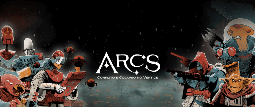 Capa oficial de Arcs: Conflito e Colapso no Vértice