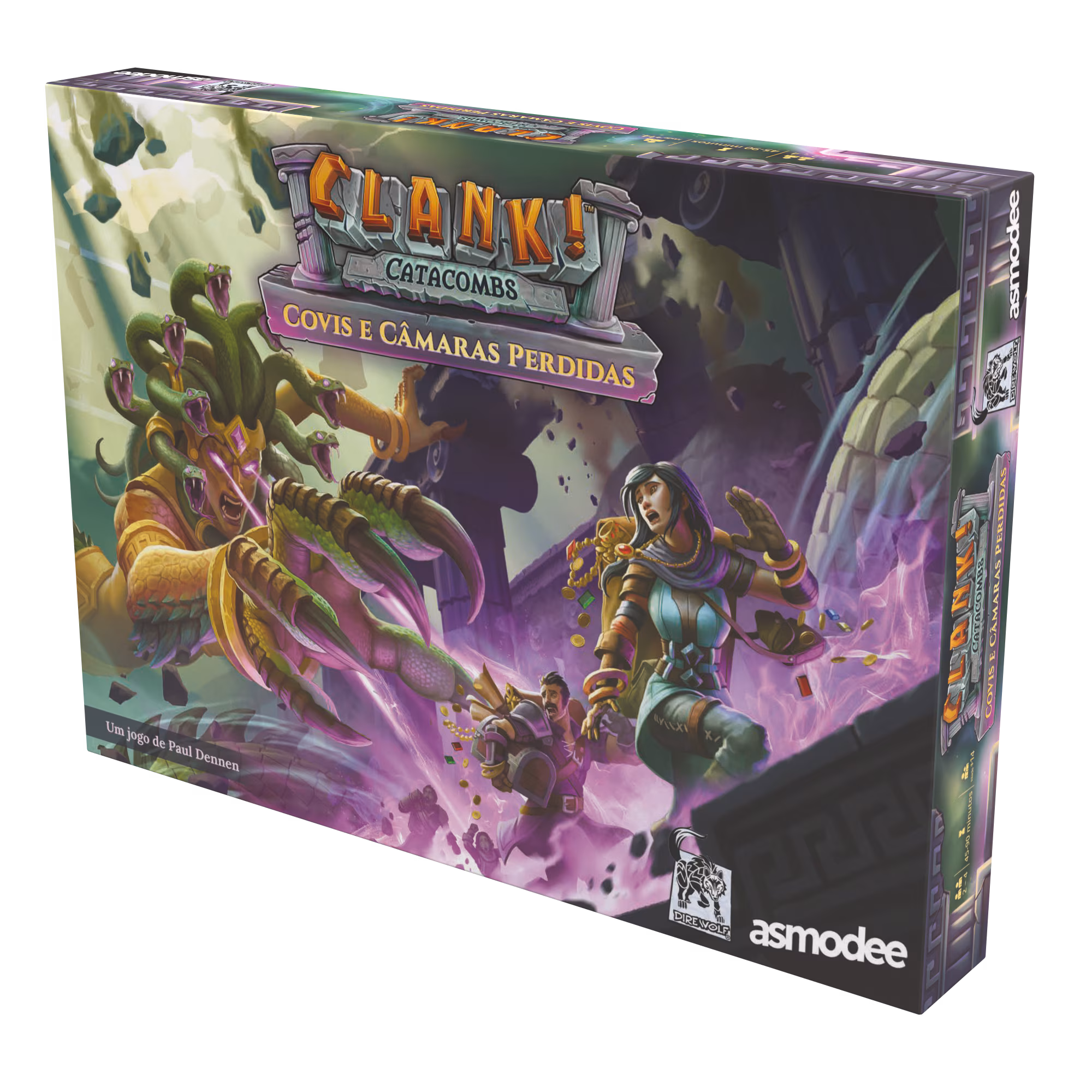 Clank!: Catacombs - Covis e Câmaras Perdidas (Expansão) — imagem oficial 1