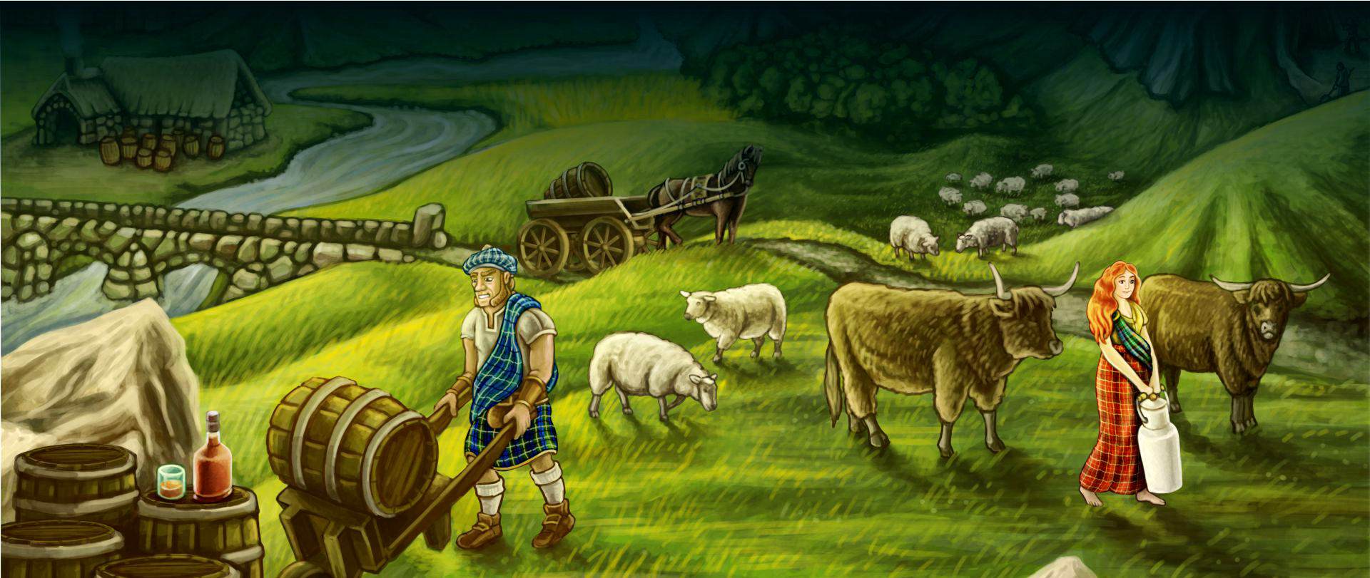 Capa de Clãs da Caledônia