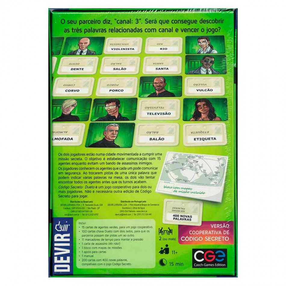 Capa de Código Secreto Dueto