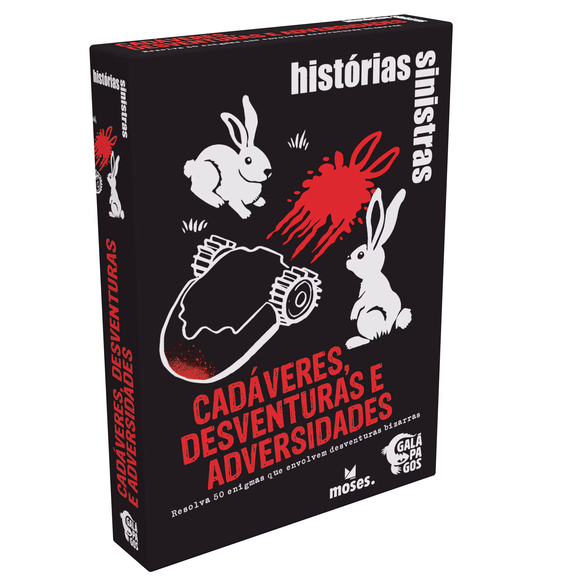 Capa de Histórias Sinistras: Cadáveres, Desventuras e Adversidades (Black Stories: Murder, Mishaps & Mayhem)