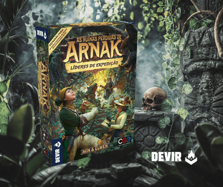 Capa de As Ruínas Perdidas de Arnak: Líderes da Expedição - Expansão