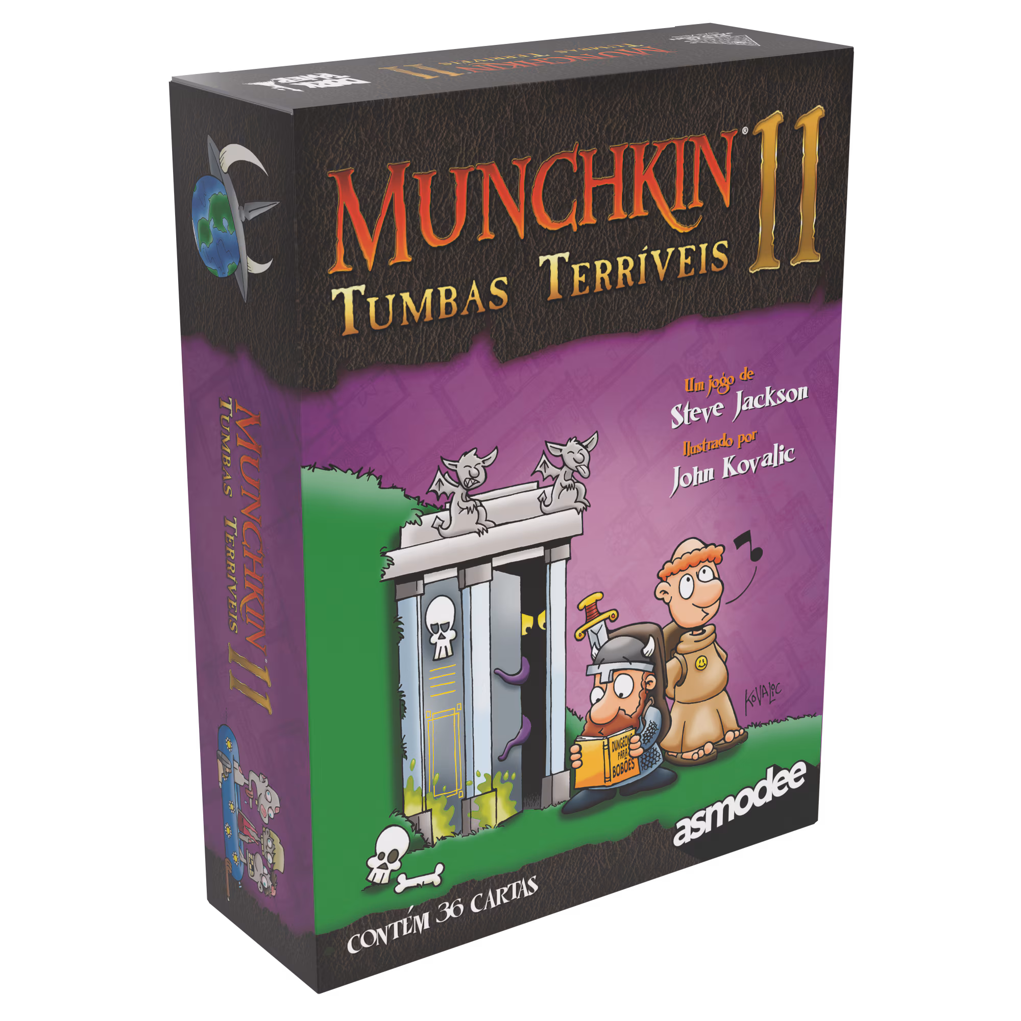 Capa de Munchkin 11: Tumbas Terríveis (Expansão)