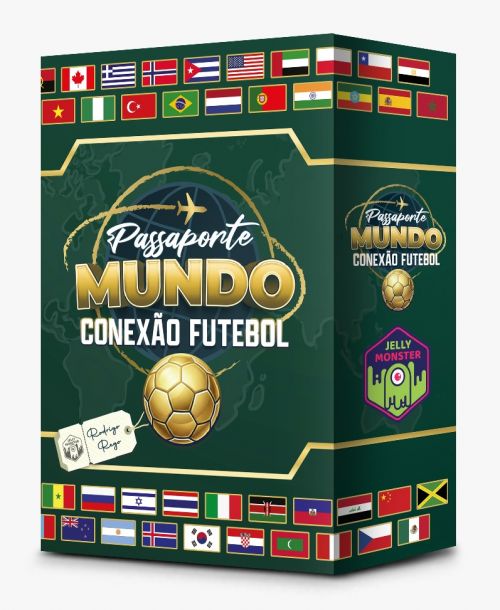 Capa de Passaporte Mundo - Conexão Futebol
