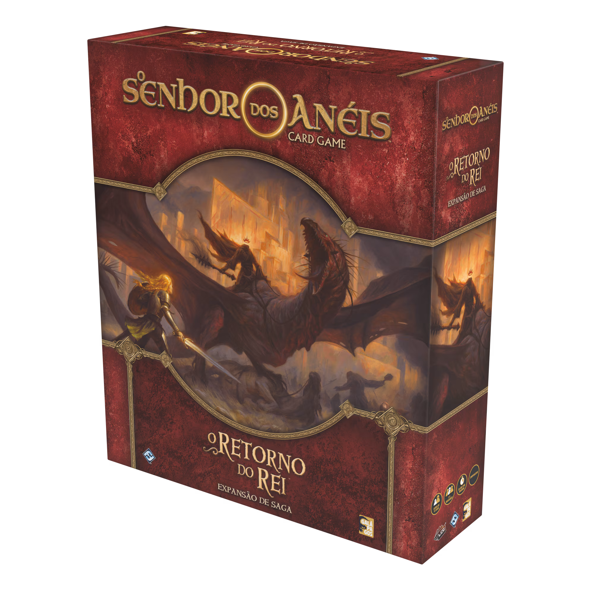 Capa de O Senhor dos Anéis: Card Game - O Retorno do Rei (Expansão de Saga)