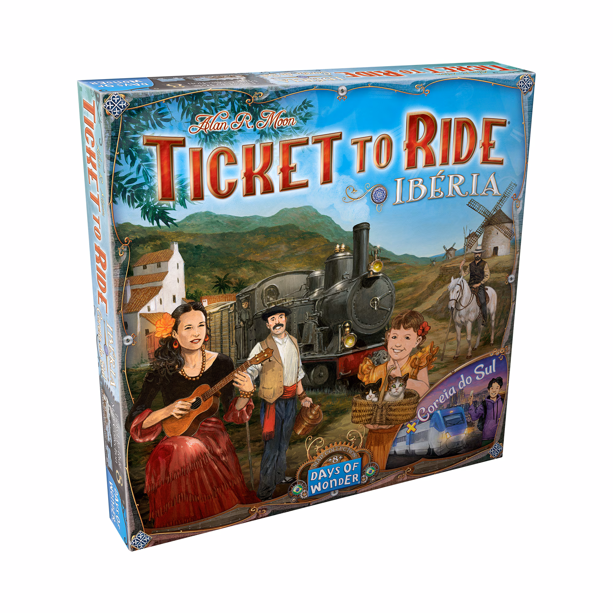 Capa de Ticket to Ride: Iberica & South Korea (Expansão)