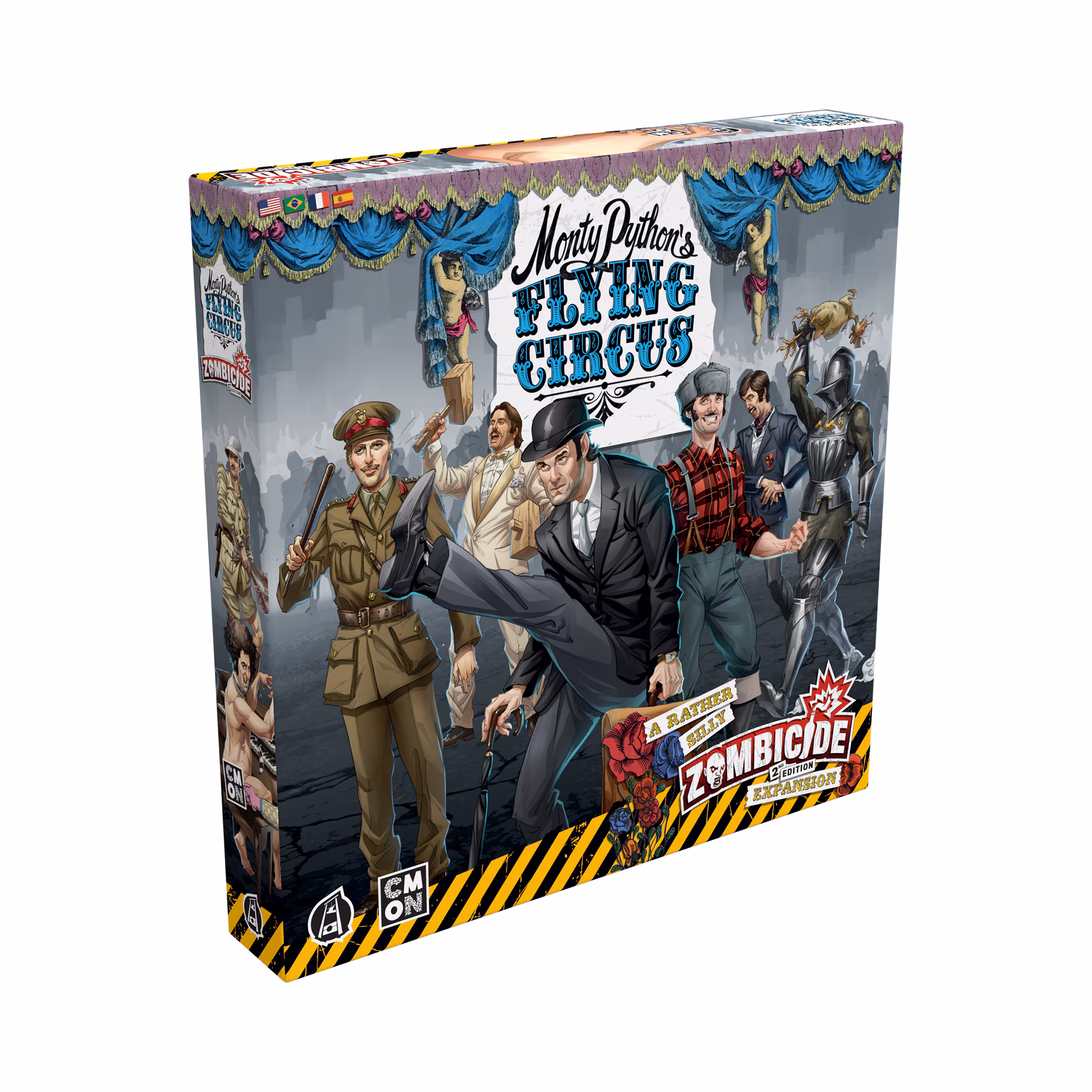 Capa de Zombicide (2ª Edição) - Monty Python's Flying Circus Character Pack (Expansão)
